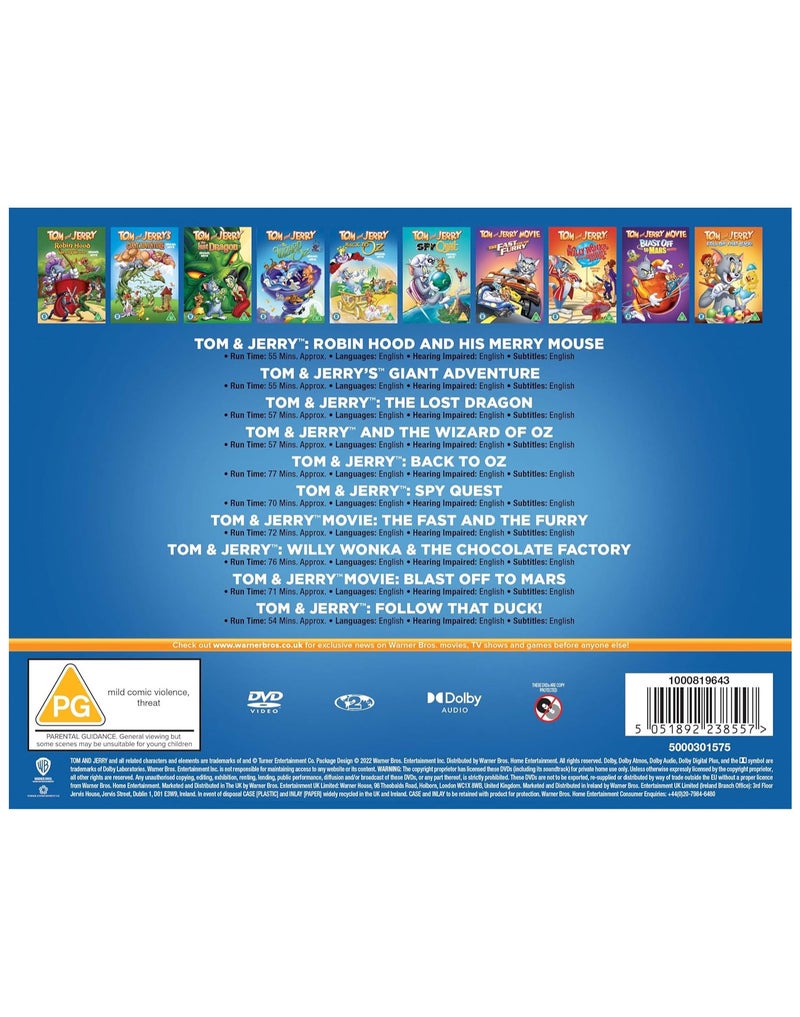Tom And Jerry - 10 Disc Bumper Collection - DVD - Box Set - Image 2